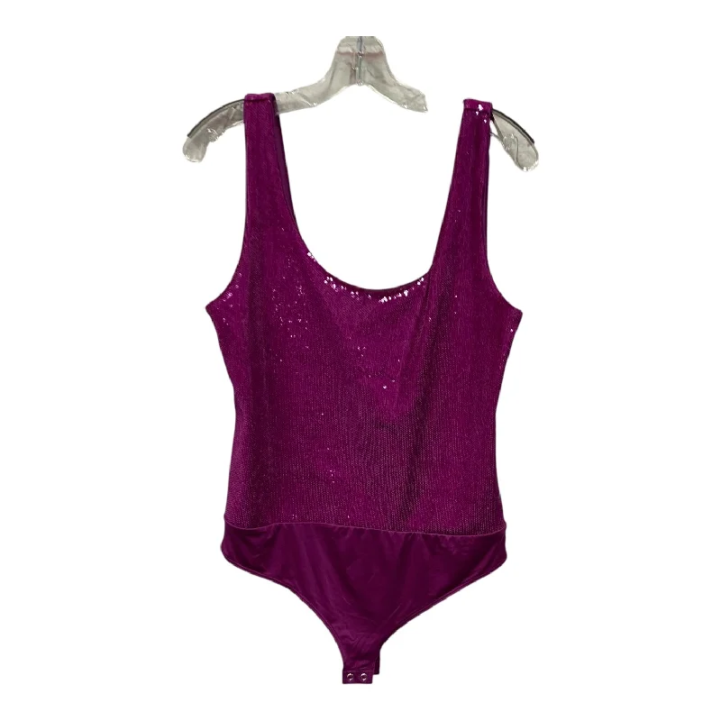 Bodysuit By Express In Pink, Size:L