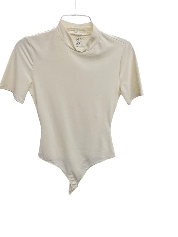 Bodysuit By New York And Co In Cream, Size: S