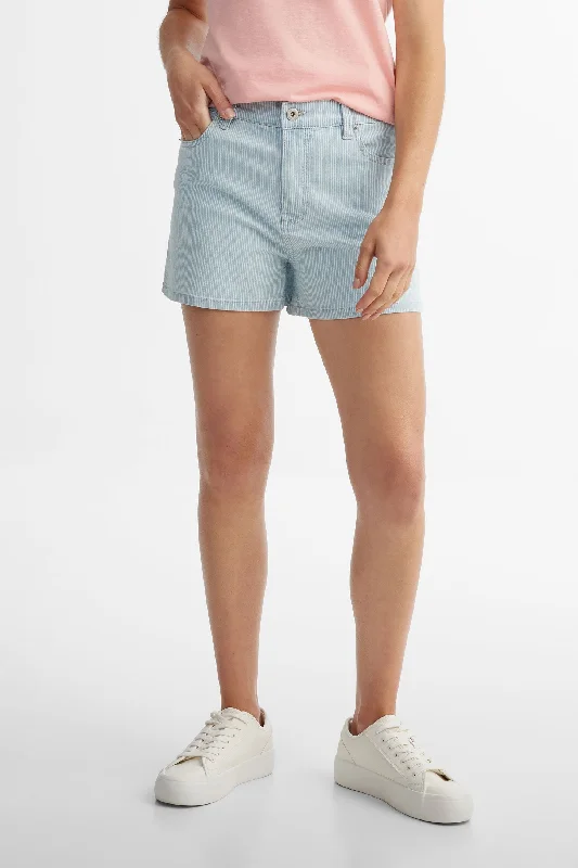 Short en jeans ligne A - Femme