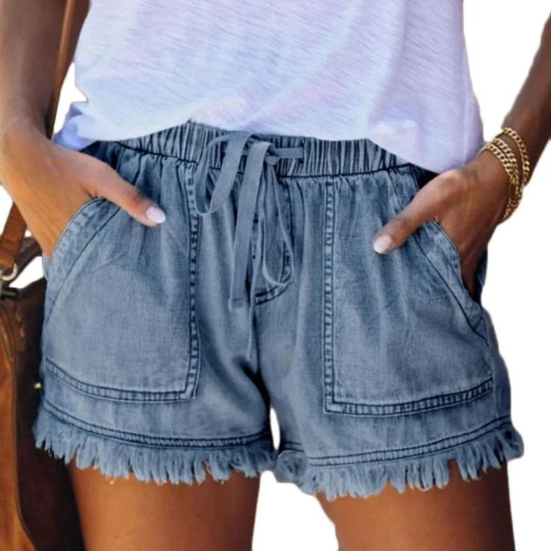 Amy Fashion - High Waisted Large Size XXL Short