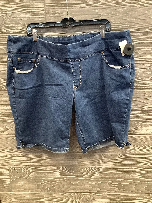 Shorts By Clothes Mentor In Blue, Size: 20