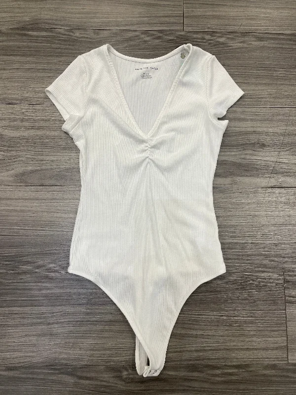 Bodysuit By American Eagle In White, Size: M