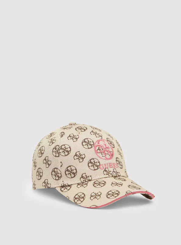 Beige Logo Olympe Baseball Cap