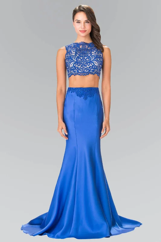 Prom 2 Piece Trumpet Homecoming Evening Long Gown