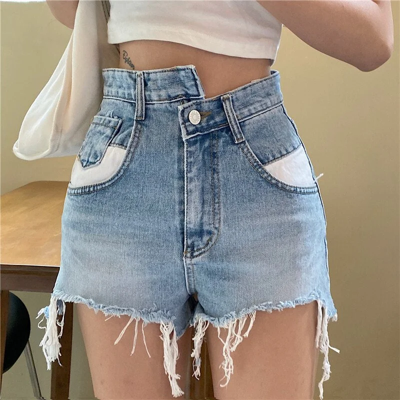 Amy Fashion - High Wiast Streetwear Sexy Shorts