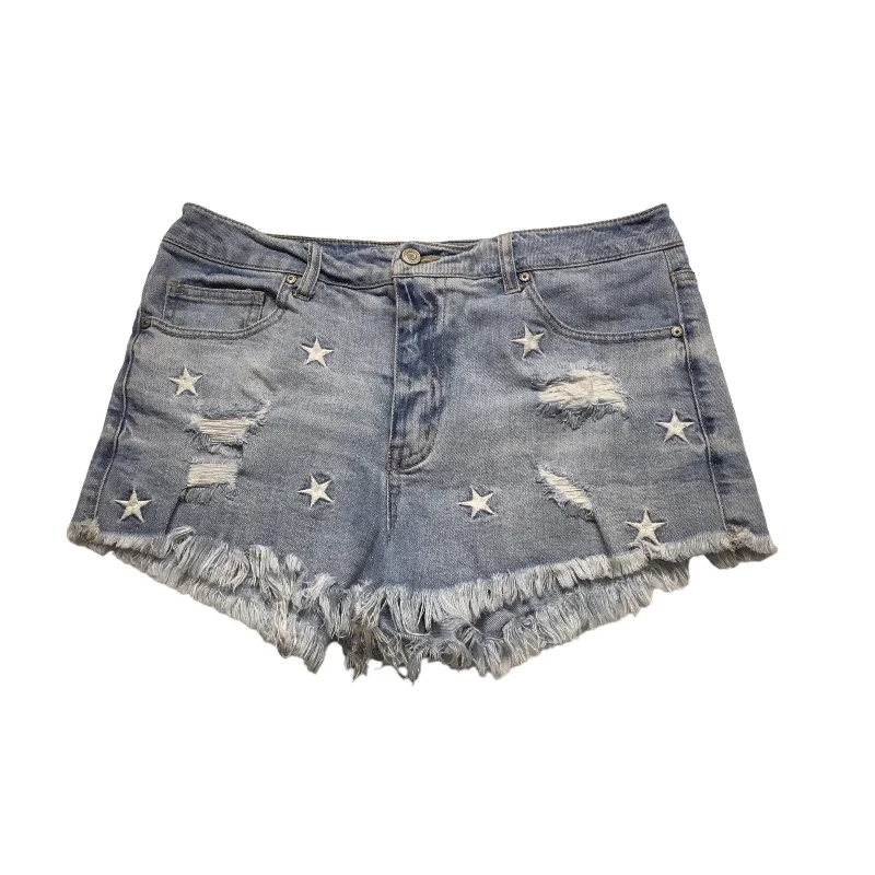 Shorts By Clothes Mentor In Blue Denim, Size: L