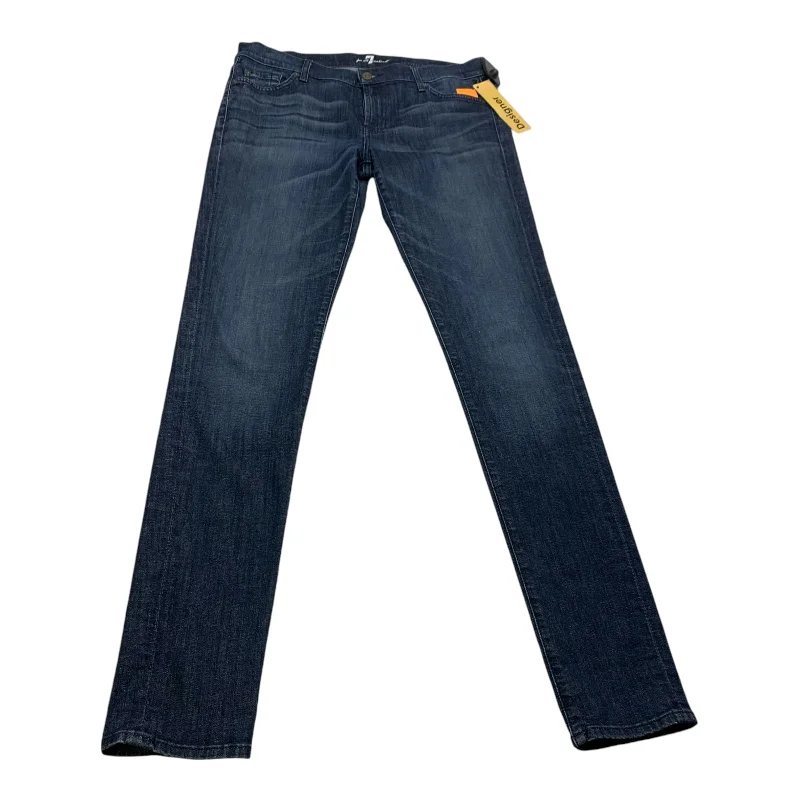 Jeans Designer By 7 For All Mankind In Denim Blue, Size: 10