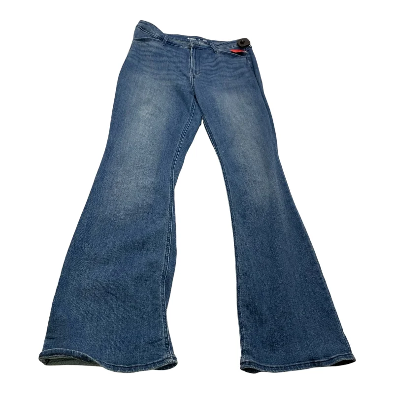 Jeans Flared By Old Navy In Blue Denim, Size: 12