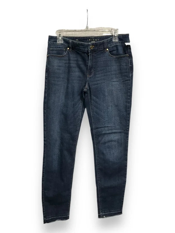 Jeans Skinny By White House Black Market In Blue Denim, Size: 8