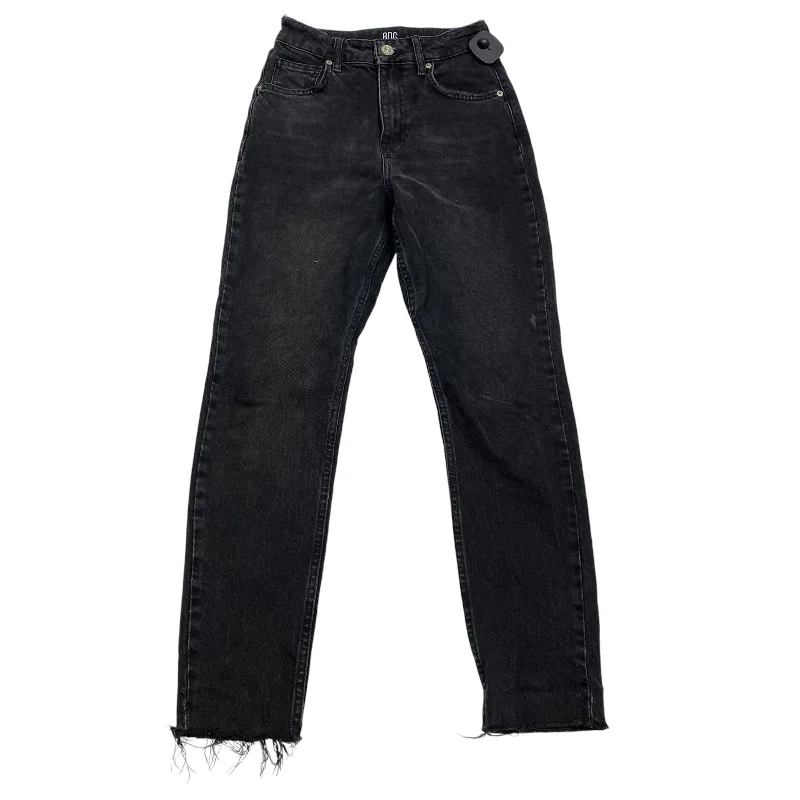 Jeans Straight By Bdg In Black Denim, Size: 2