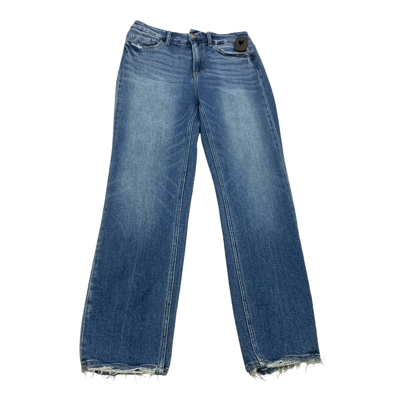 Jeans Straight By Flying Monkey In Blue Denim, Size: 8