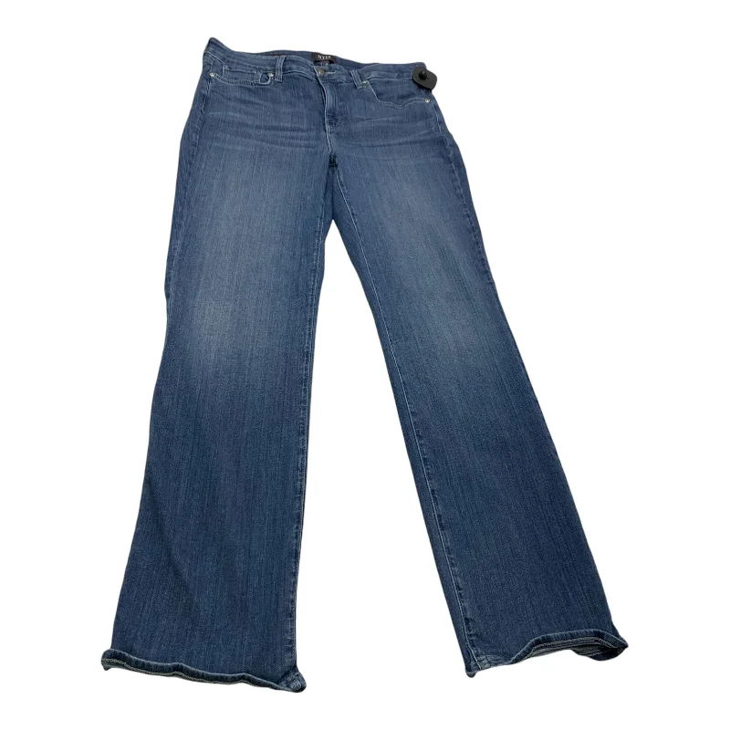 Jeans Straight By Not Your Daughters Jeans In Blue Denim, Size: 12