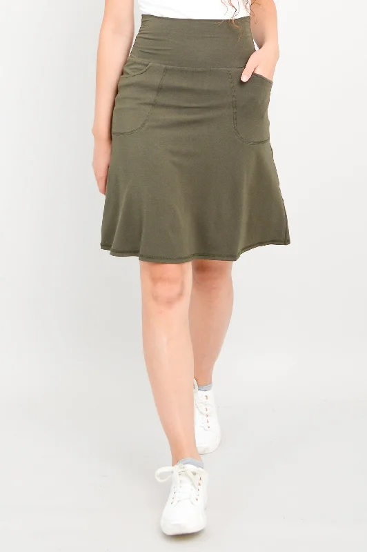 Magna Skort, Khaki, Bamboo