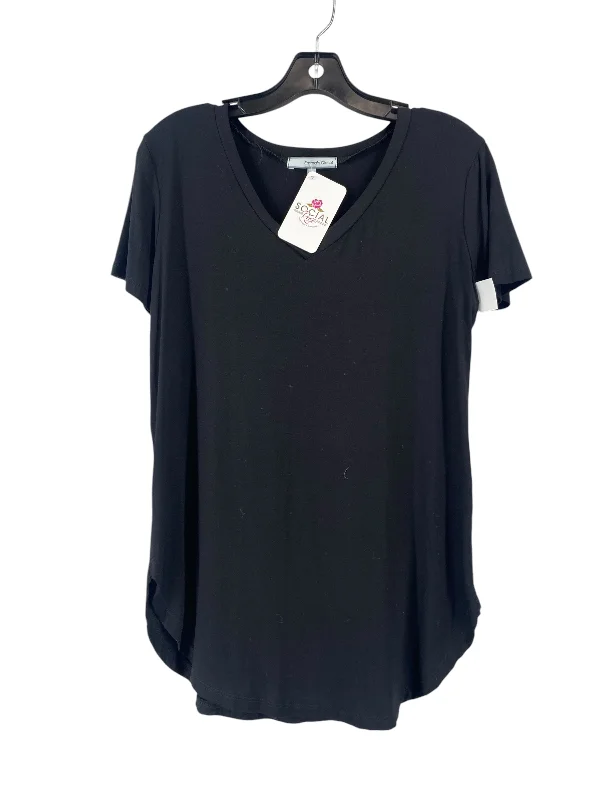 Top Short Sleeve By Emmas Closet In Black, Size: S