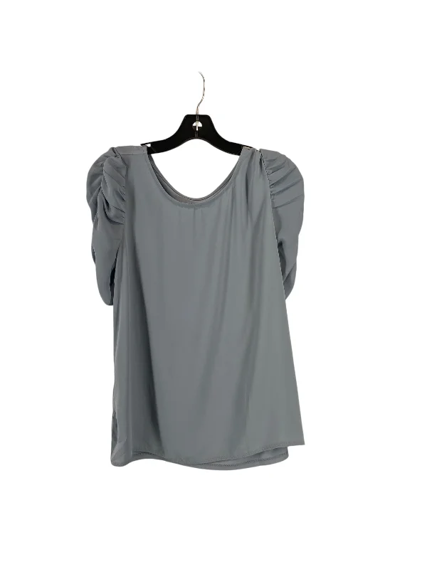 Top Short Sleeve By Loft In Blue, Size: S