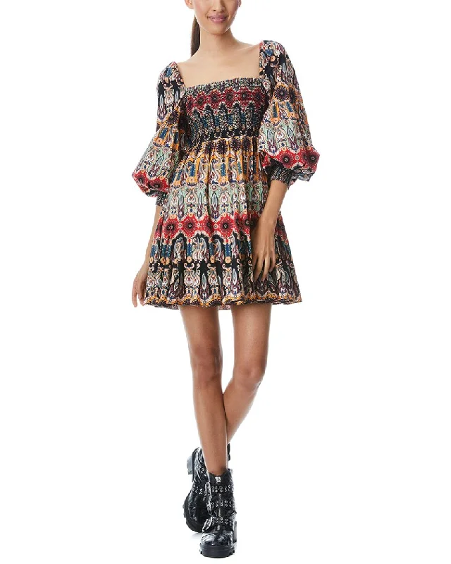 alice + olivia Julissa Empire Waist Mini Dress