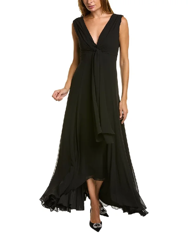 Badgley Mischka Tie Top Gown