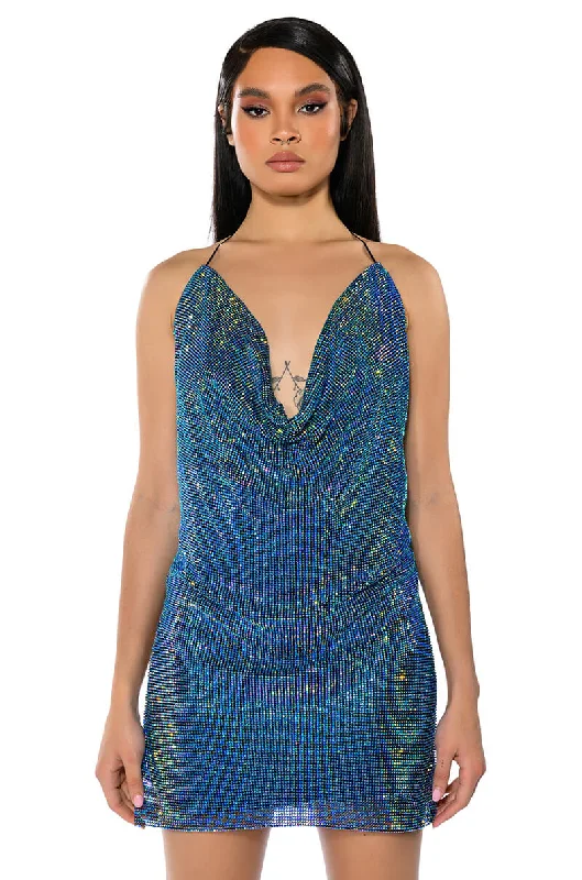 EXCEPTIONAL CHAINMAIL MINI DRESS