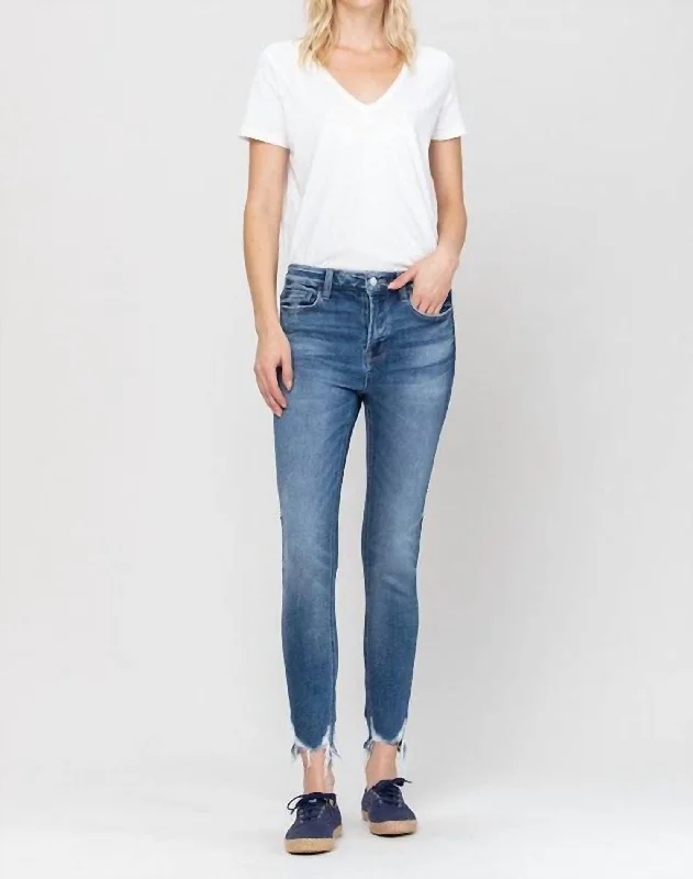 90's Britany High Rise Skinny Jean In Denim