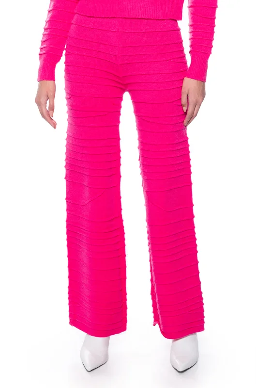 ANGEL ENERGY WIDE LEG KNIT TROUSER