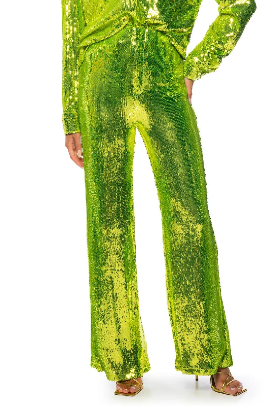 LIMEADE DREAMING SEQUIN TROUSER