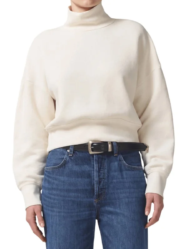 Koya Turtleneck Sweater In Canvas