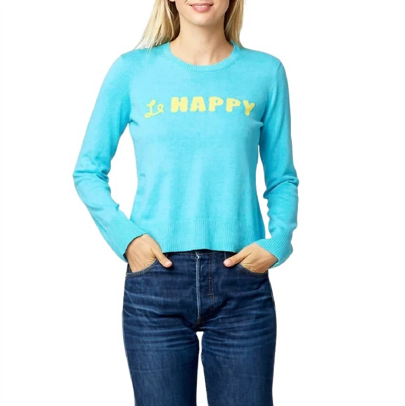 Liz Le Happy Sweater In Saltwater