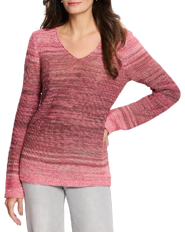 NIC & ZOE Hazy Shades Linen-Blend Sweater