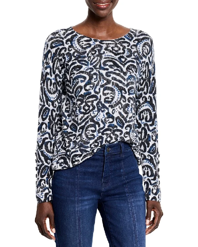 NIC & ZOE Tossed Paisley Supersoft Sweater