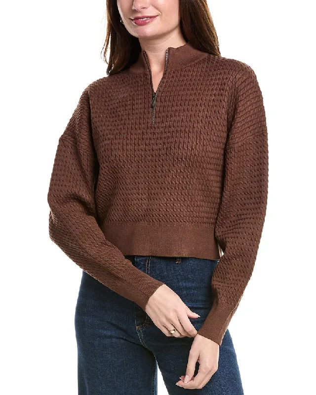 POINT Cable 1/2-Zip Sweater