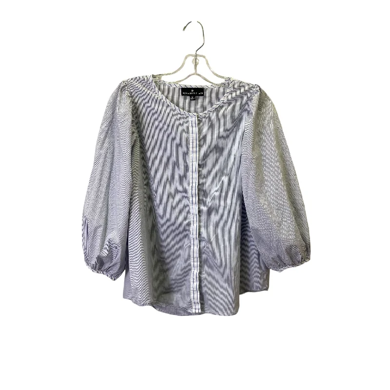 Top 3/4 Sleeve By Pomander Place In Blue, Size:M