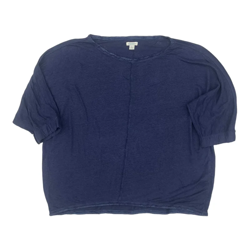 Top 3/4 Sleeve By Sundance In Blue, Size:L