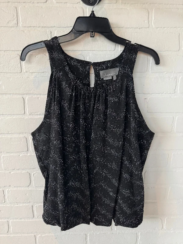 Top Sleeveless By Anthropologie In Black, Size: S