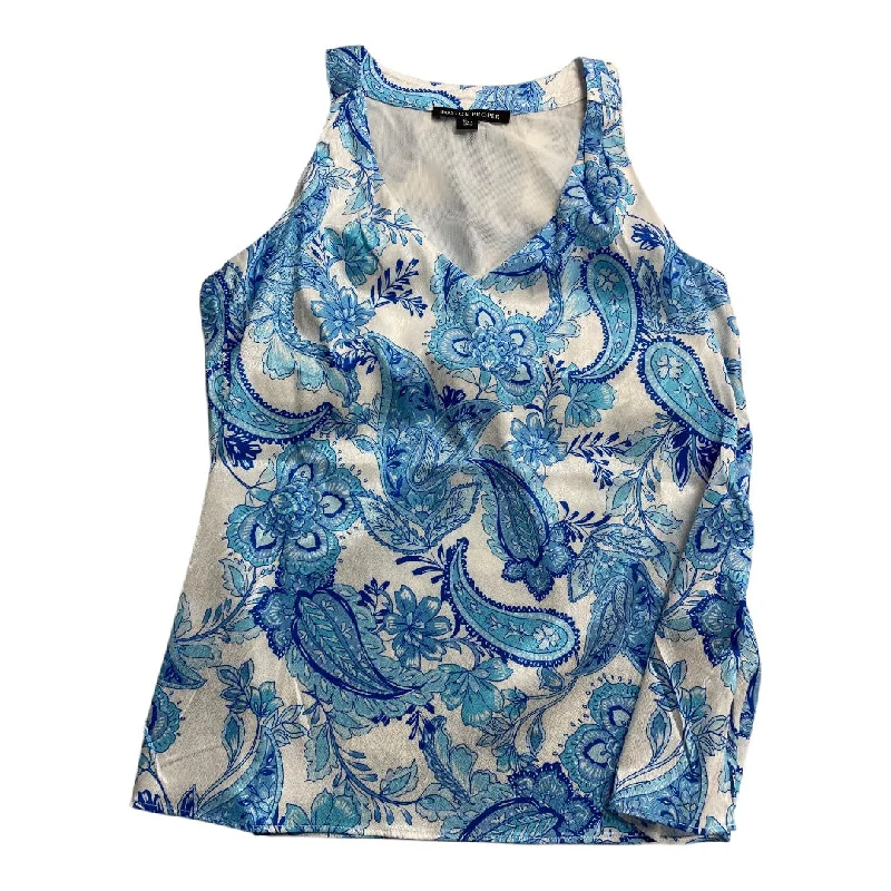 Top Sleeveless By Boston Proper In Multi-colored, Size: 4