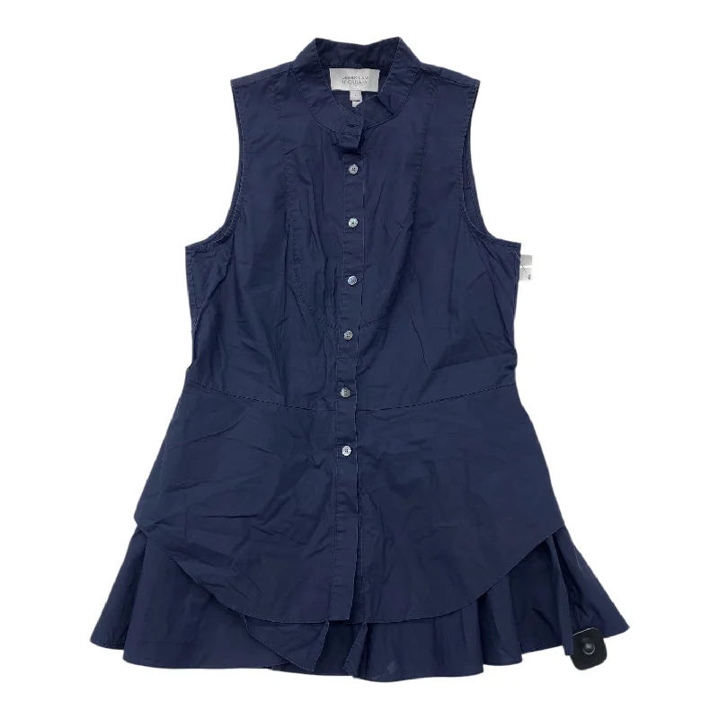 Top Sleeveless By Derek Lam In Navy, Size: 8