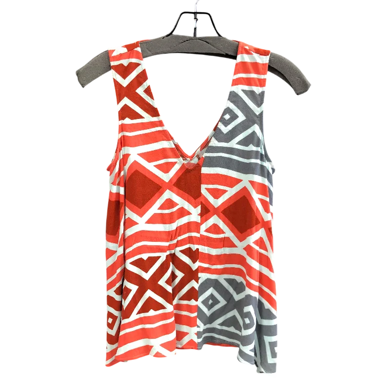 Top Sleeveless By Ella Moss In Multi-colored, Size: S