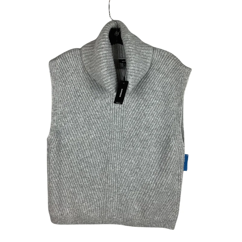 Top Sleeveless By Express In Grey, Size: M