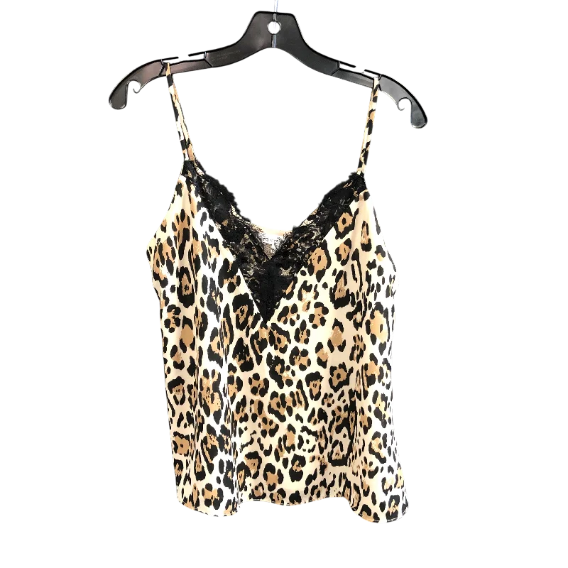 Top Sleeveless By Socialite In Animal Print, Size: S