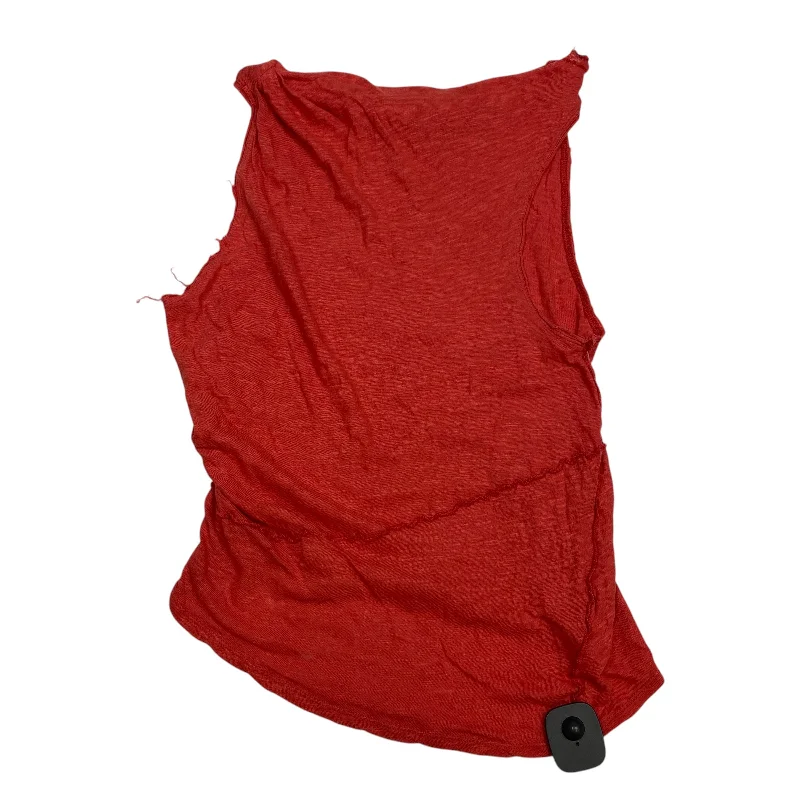 Top Sleeveless By We The Free In Orange, Size: L